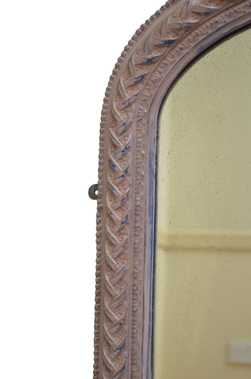 Antique Painted Pier Mirror Wall Mirror h107cm - Image 4